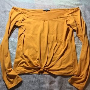 Charlotte Russe off the shoulder shirt